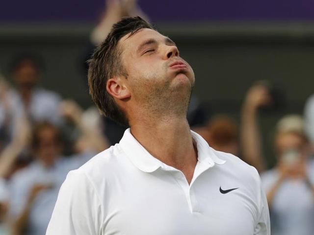 Ranked 772, Willis won his first ever tour-level match to assure himself of £50,000 and a second-round meeting with seven-time champion Roger Federer. (REUTERS) Ranked 772, Willis won his first ever tour-level match to assure himself of £50,000 and a second-round meeting with seven-time champion Roger Federer. (REUTERS)