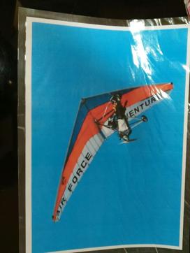 A symbolic photo of a paramotor or remote-controlled glider being shown and distributed to residents of localities around the airbase in Pathankot. (HT Photo)