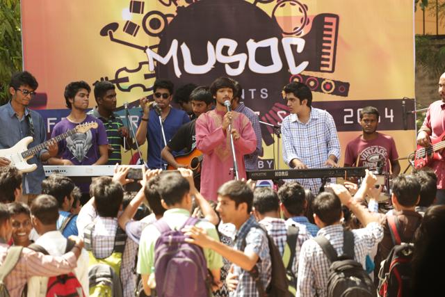 Musoc, the music society of Kirori Mal College . (Achal Mishra)