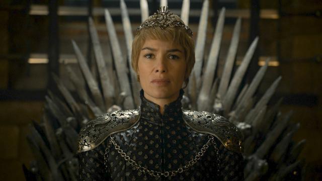 Cersei Lannister, the first of her name, finally sat on the Iron Throne. Cersei Lannister, the first of her name, finally sat on the Iron Throne.