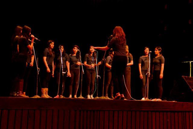 Euphony, the western music society of Gargi College. (Negha Bhadola)