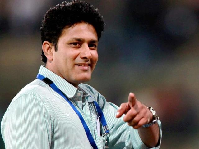 Anil Kumble was appointed as the head coach of Indian cricket team on Thursday.(PTI file photo)