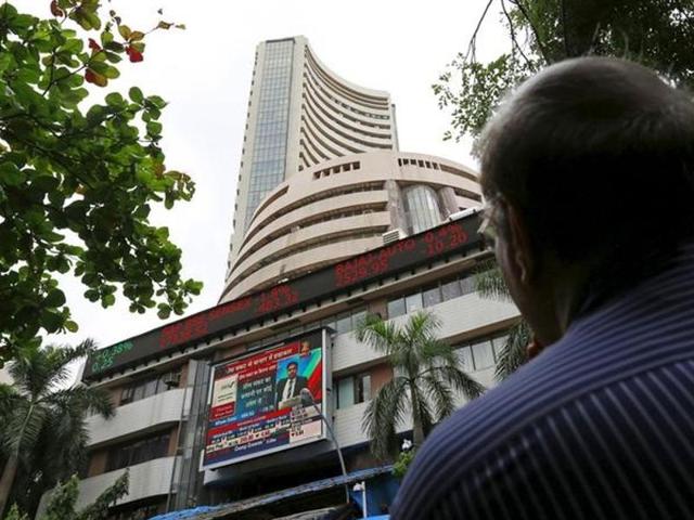 The facade of the Bombay Stock Exchange (BSE) building in Mumbai. The facade of the Bombay Stock Exchange (BSE) building in Mumbai.