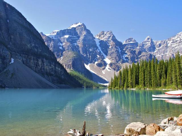 Banff, Alberta was ranked as the third best place to visit in Canada. Scenic landscapes from Banff National Park, Alberta, Canada. (iStockphoto)
