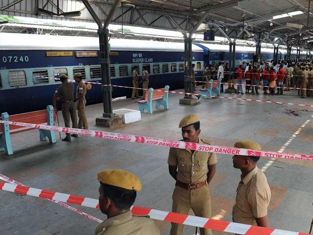 The recent killing of a female techie at a Chennai railway station in broad daylight is just the latest example of how common murders have become in Tamil Nadu.(AFP file photo) The recent killing of a female techie at a Chennai railway station in broad daylight is just the latest example of how common murders have become in Tamil Nadu.(AFP file photo)