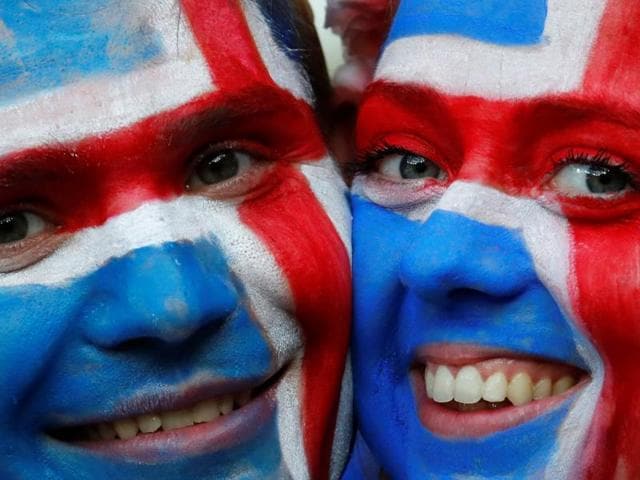 The smallest country ever to compete at the Euros surprised soccer fans around the world after comfortably knocking out England.(AP) The smallest country ever to compete at the Euros surprised soccer fans around the world after comfortably knocking out England.(AP)