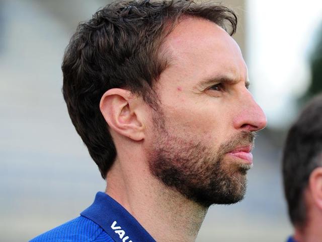 Gareth Southgate may be put in temporary charge of the England national team after Roy Hodgson’s resignation. (Getty Images) Gareth Southgate may be put in temporary charge of the England national team after Roy Hodgson’s resignation. (Getty Images)