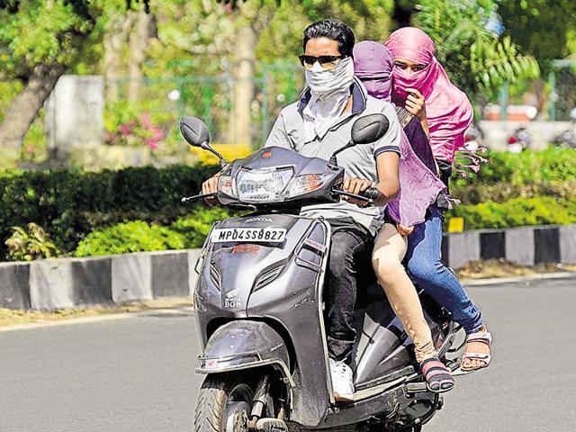 Veil has found favour among women who wear it in summer to protect themselves from the sun. (HT file) Veil has found favour among women who wear it in summer to protect themselves from the sun. (HT file)