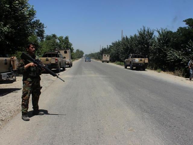 Two militants were killed in an encounter with security forces in south Kashmir’s Pulwama district on Thursday morning, police said.(AFP Photo) Two militants were killed in an encounter with security forces in south Kashmir’s Pulwama district on Thursday morning, police said.(AFP Photo)