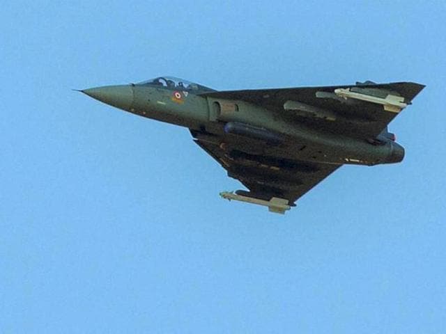 Indian Air Force's Tejas in action during 'Exercise Iron Fist' in the desert of Pokhran.(PTI file) Indian Air Force's Tejas in action during 'Exercise Iron Fist' in the desert of Pokhran.(PTI file)
