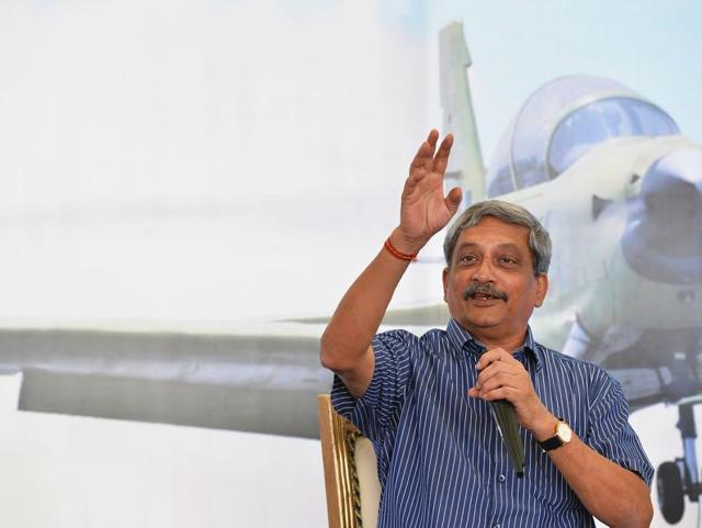 Defence Minister Manohar Parrikar on Thursday dedicated to the nation, an indigenously-developed converged communications network for the armed forces -- a major step towards ensuring their network centricity. (AFP Photo) Defence Minister Manohar Parrikar on Thursday dedicated to the nation, an indigenously-developed converged communications network for the armed forces -- a major step towards ensuring their network centricity. (AFP Photo)