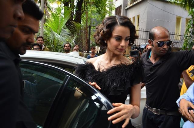 Kangana Ranaut arrives for the event. (IANS) Kangana Ranaut arrives for the event. (IANS)