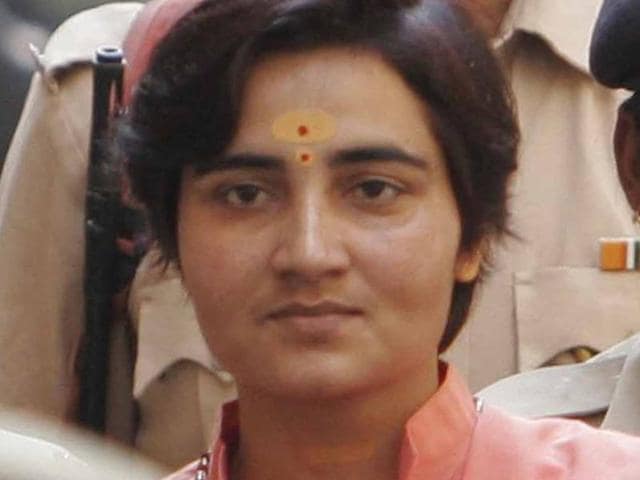 On May 13, the NIA submitted a supplementary charge sheet giving a clean chit to six accused, including Pragya Singh Thakur.(HT File)