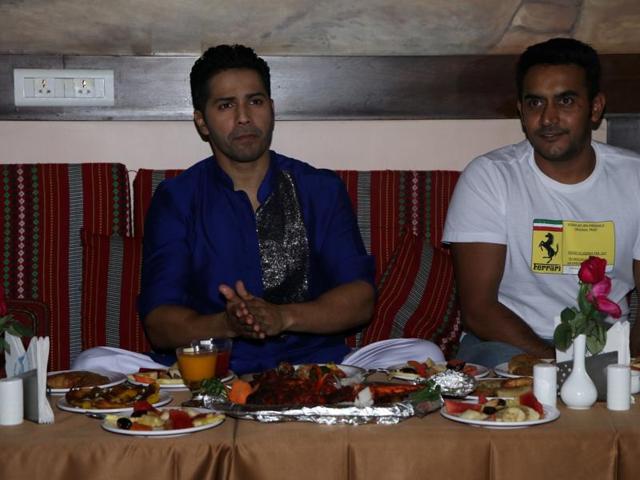 Varun Dhawan at Persian Darbar hotel for Roza Iftar party in Mumbai. (IANS)