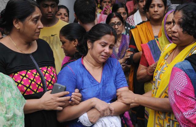 Mother of Rajat at Mayur Vihar on Thursday. (Arun Sharma/HT Photo) Mother of Rajat at Mayur Vihar on Thursday. (Arun Sharma/HT Photo)