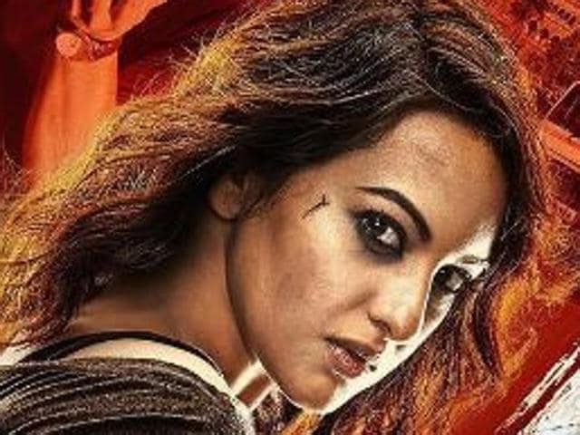 Sonakshi Sinha on the poster of Akira.