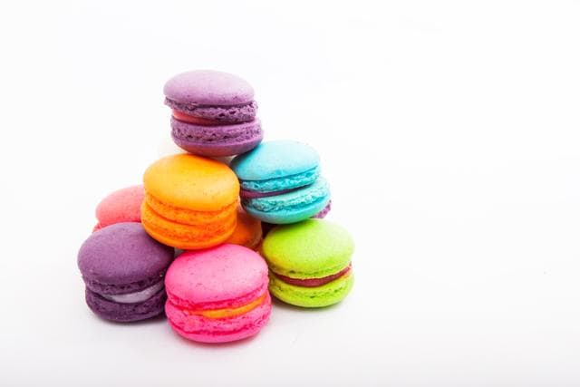 When in doubt, remember that the pastel coloured confection is the macron (Shutterstock) When in doubt, remember that the pastel coloured confection is the macron (Shutterstock)