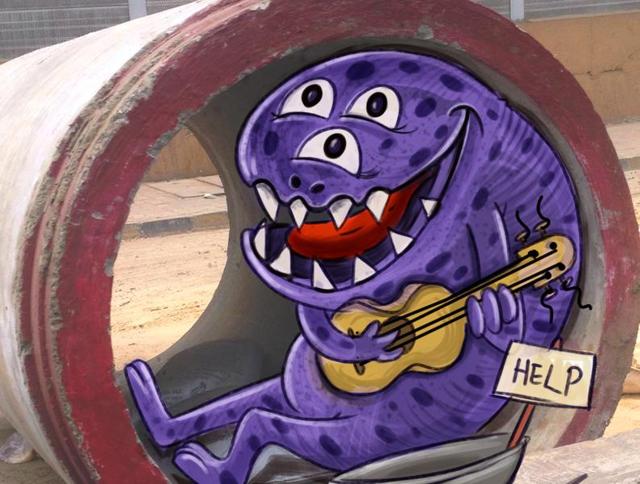A musical monster in Powai (Courtesy: Sebin Simon ) A musical monster in Powai (Courtesy: Sebin Simon )