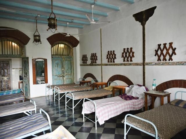 Two years ago, Rao revamped the lodge (spread across the third and fourth floor of Narasimha Mansion) and made it contemporary (Story: Soma Das) (Photo: Aalok soni/ht) 