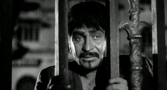 Raj Kapoor in a scene from the 1956 film Jagte Raho. Raj Kapoor in a scene from the 1956 film Jagte Raho.