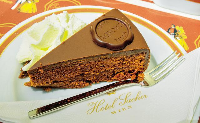 Austria’s Hotel Sacher is where the famous Sacher Torte was created. (Shutterstock)