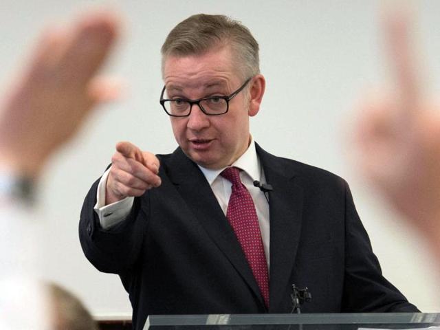 Michael Gove fields questions from his audience at the Policy Exchange in London, where he set out his case for becoming prime minister, Friday July 1, 2016. (AP) Michael Gove fields questions from his audience at the Policy Exchange in London, where he set out his case for becoming prime minister, Friday July 1, 2016. (AP)