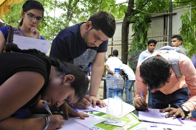 Most colleges of Delhi University, including the most sought after ones, are likely to come out with a second cutoff list on July 4. (Saumya Khandelwal/HT Photo) Most colleges of Delhi University, including the most sought after ones, are likely to come out with a second cutoff list on July 4. (Saumya Khandelwal/HT Photo)