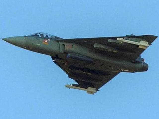 Indian Air Force's Tejas in action during an Indian Air Force exercise in Pokhran. (PTI Photo) Indian Air Force's Tejas in action during an Indian Air Force exercise in Pokhran. (PTI Photo)