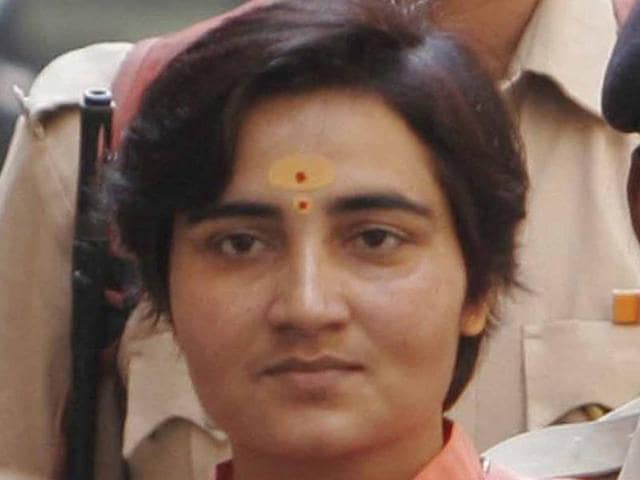 The National Investigation Agency is accused of going soft on Malegaon Bomb blast accused Pragya Thakur. (Hindustan Times) The National Investigation Agency is accused of going soft on Malegaon Bomb blast accused Pragya Thakur. (Hindustan Times)