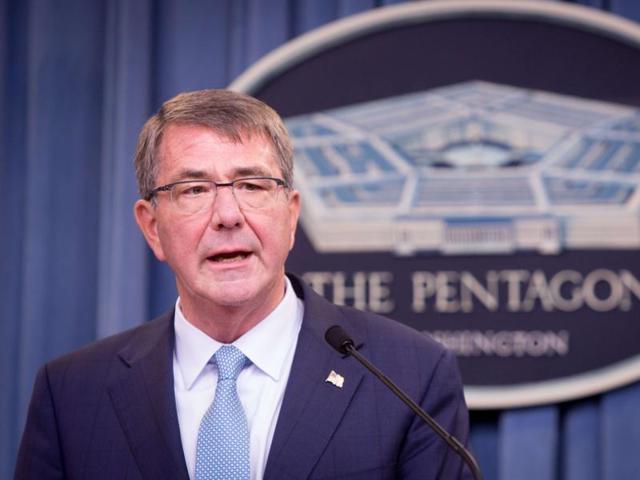US defense secretary Ashton Carter announces the military will lift its ban on transgender troops during a news briefing at the Pentagon in Washington on Thursday. "This is the right thing to do for our people and for the force," Carter said. (AFP)