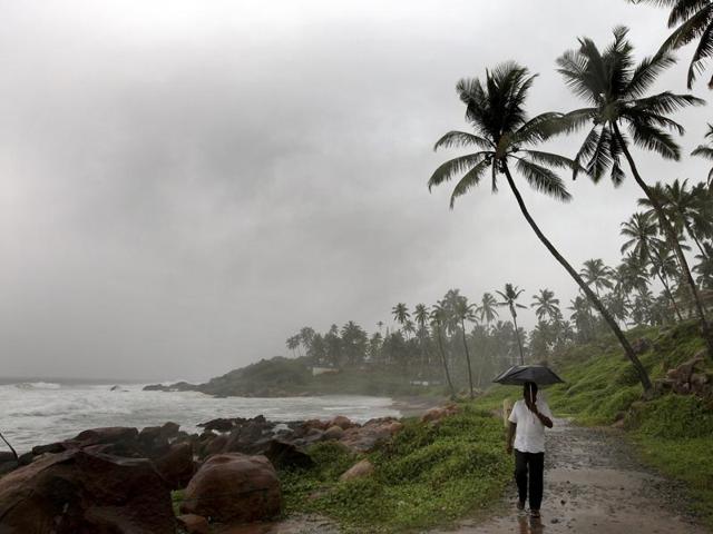 Dark clouds heavy with rain make for a grey cover above Thiruvananthapuram’s coast. (Vivek R Nair /HT photo) Dark clouds heavy with rain make for a grey cover above Thiruvananthapuram’s coast. (Vivek R Nair /HT photo)