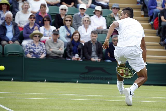The match was replete with tweeners and audacious drop shots and volleys. (AP)