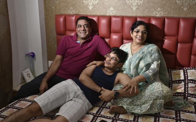 Kabir Gawlani, a transman in Indore, with his parents . Not all transgender people are lucky to have family support. Many face resistance and end up struggling to bear the expenses for gender affirmation surgeries.(Raj K Raj/HT) Kabir Gawlani, a transman in Indore, with his parents . Not all transgender people are lucky to have family support. Many face resistance and end up struggling to bear the expenses for gender affirmation surgeries.(Raj K Raj/HT)