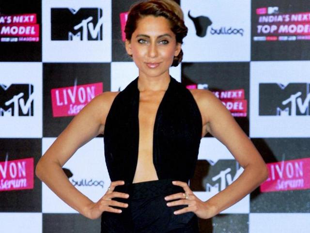 Singer-actor Anusha Dandekar during the launch of MTV show Next Top Model Season 2 in Mumbai. (PTI)