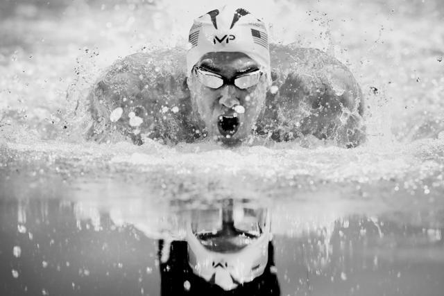 Michael Phelps competes in the final heat for the Men's 100 metre Butterfly. (AFP Photo) Michael Phelps competes in the final heat for the Men's 100 metre Butterfly. (AFP Photo)