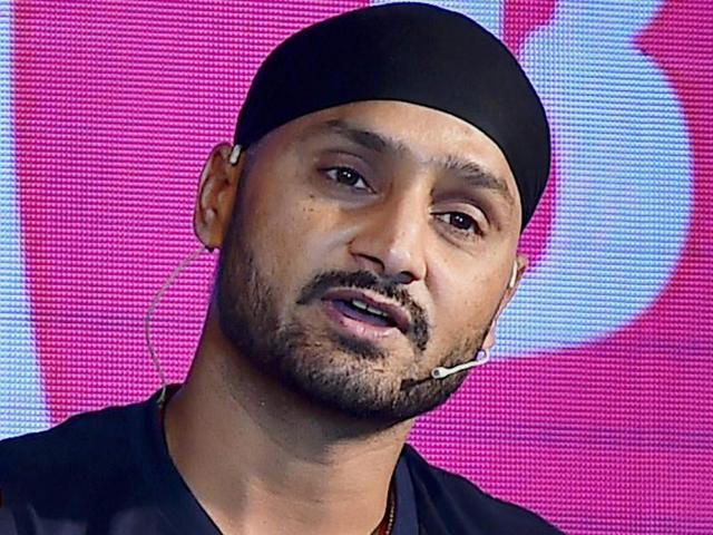 Cricketer Harbhajan Singh at an event in New Delhi.(PTI Photo) Cricketer Harbhajan Singh at an event in New Delhi.(PTI Photo)