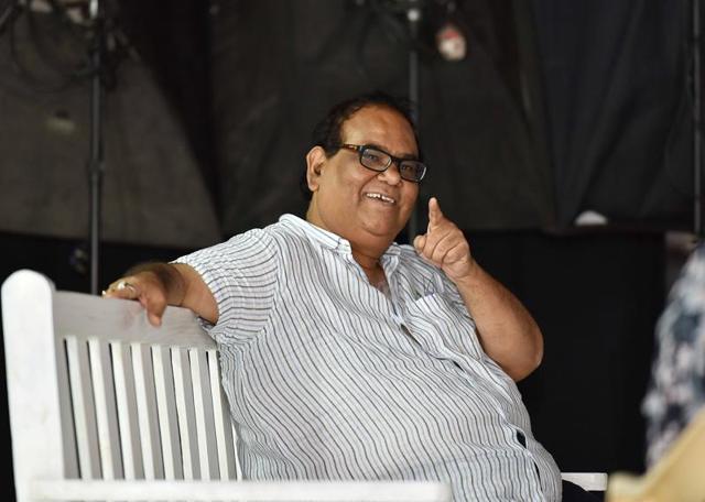 Satish Kaushik will be seen in theatre director Said Hyder Hasan’s latest romantic play Mr and Mrs Murarilal(Vidya Subramanian/ Hindustan Times)