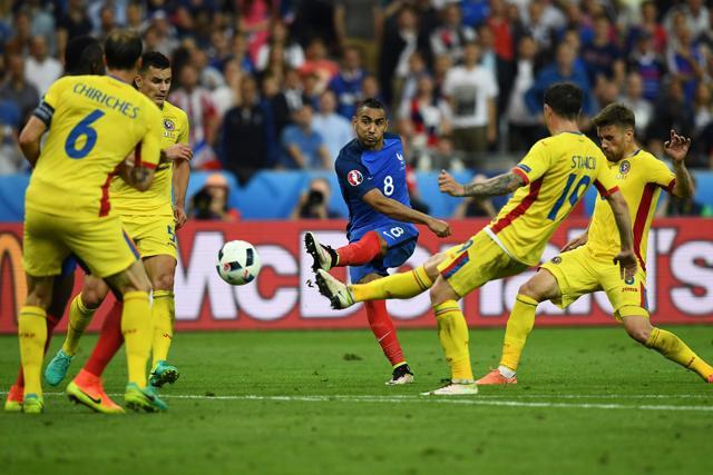 Dimitri Payet (C) was the player of the match in France’s 2-1 win over Romania in the tournament opener. (AFP) Dimitri Payet (C) was the player of the match in France’s 2-1 win over Romania in the tournament opener. (AFP)