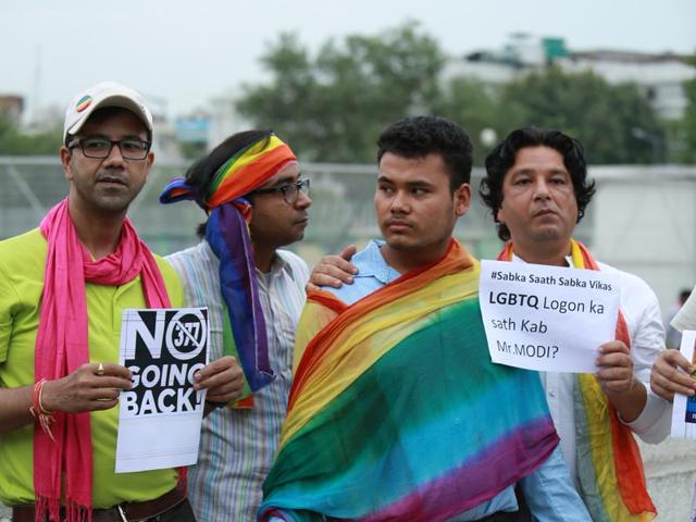 Many youngsters plan to tell their parents about their sexual orientation, once homosexuality is decriminalised by the Indian law.(Amal KS/HT)