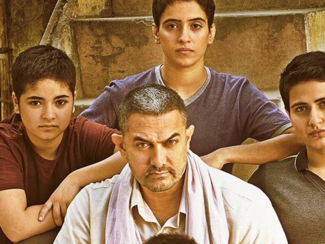 Aamir Khan on the new poster of Dangal.