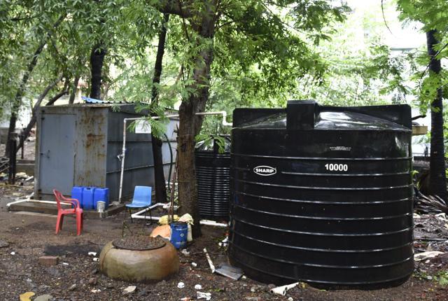 The Sewage Treatment Plant inside the Tata Institute of Social Sciences in Mumbai. In addition to rainwater harvesting, the institute also treats its sewage, uses solar energy for hot water supply at hostels and converts their daily wet waste into cooking gas and compost. (Arijit Sen/HT) The Sewage Treatment Plant inside the Tata Institute of Social Sciences in Mumbai. In addition to rainwater harvesting, the institute also treats its sewage, uses solar energy for hot water supply at hostels and converts their daily wet waste into cooking gas and compost. (Arijit Sen/HT)