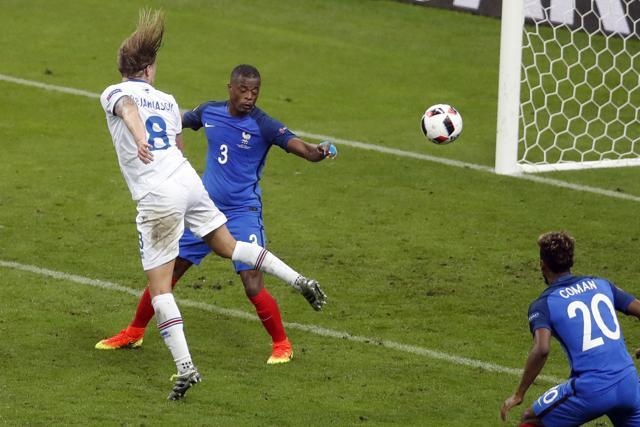 Iceland's two goals, including Birkir Bjarnason’s header, will give Germany hope against a vastly-improved France side. (AP) Iceland's two goals, including Birkir Bjarnason’s header, will give Germany hope against a vastly-improved France side. (AP)
