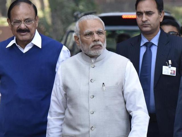 The cabinet reshuffle will take place a day before Prime Minister Narendra Modi leaves on a four-nation tour og Africa. (Arvind Yadav/HT Photo) The cabinet reshuffle will take place a day before Prime Minister Narendra Modi leaves on a four-nation tour og Africa. (Arvind Yadav/HT Photo)