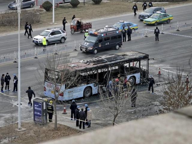 Ma Yongping, 34, in January set alight the bus in Yinchuan, capital of the remote northern region of Ningxia. (Reuters File Photo) Ma Yongping, 34, in January set alight the bus in Yinchuan, capital of the remote northern region of Ningxia. (Reuters File Photo)