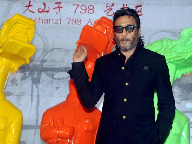 Jackie Shroff at a restaurant in Mumbai on Saturday.  (PTI) 