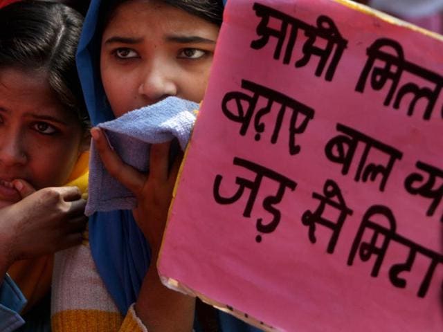 The RPF coordinates with Childline, a non-profit organization, which helps children found at railway stations. The officers said special teams have been formed at each RPF outpost to keep an eye on such children, most of whom are forced into begging. (HT FILE) The RPF coordinates with Childline, a non-profit organization, which helps children found at railway stations. The officers said special teams have been formed at each RPF outpost to keep an eye on such children, most of whom are forced into begging. (HT FILE)