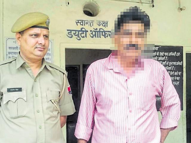 The 56-year-old businessman was arrested on Monday. (HT Photo) The 56-year-old businessman was arrested on Monday. (HT Photo)