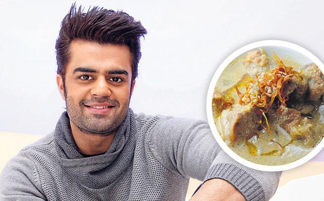 Manish Paul loves the Kashmiri delicacy Aab Gosht. (Shivam Saxena/HT) Manish Paul loves the Kashmiri delicacy Aab Gosht. (Shivam Saxena/HT)