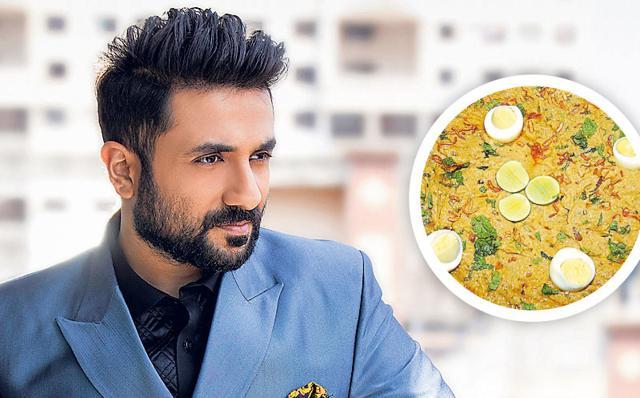 Vir Das’ trainer Mansoor introduced him to the exotic dish Haleem on Eid. Vir Das’ trainer Mansoor introduced him to the exotic dish Haleem on Eid.