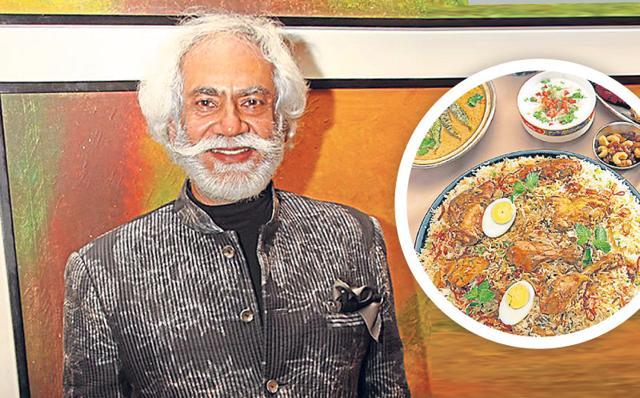 Sunil Sethi swears by the traditional Biryani on Eid. (Shivam Saxena/HT) Sunil Sethi swears by the traditional Biryani on Eid. (Shivam Saxena/HT)
